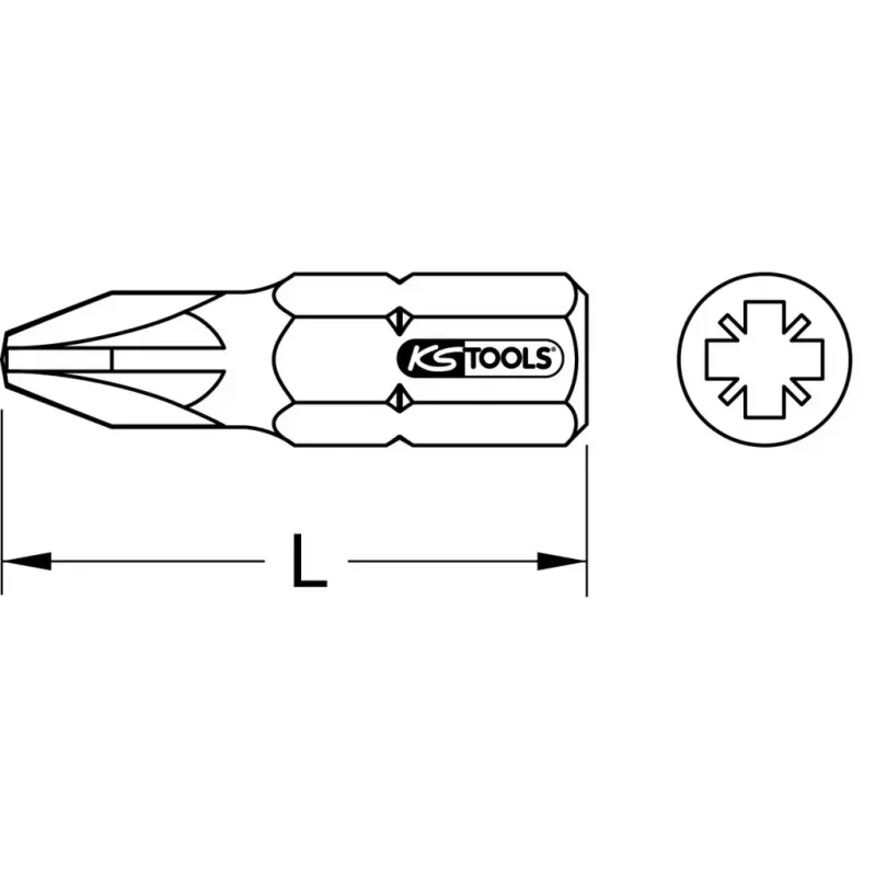Kruvikeeramisotsik KS Tools 911.5123