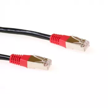 ACT must 5-meetrine LSZH F/UTP CAT5E ühenduskaabel ristühendusega RJ45-pistikutega