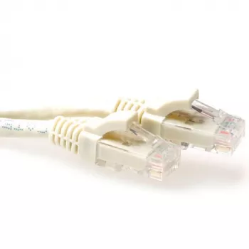 ACT Ivory 7-meetrine U/UTP CAT6 patch-kaabel haardumiskindla kaitsega, RJ45-pistikud