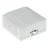 Pinnale paigaldatav varjestatud pistikupesa karp ACT FA7004, 2-pordiline CAT6A