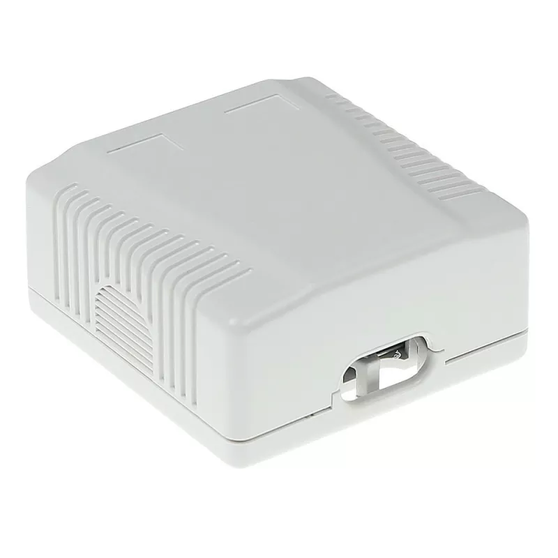 Pinnale paigaldatav varjestatud pistikupesa karp ACT FA7004, 2-pordiline CAT6A