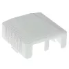 Pinnale paigaldatav varjestatud pistikupesa karp ACT FA7004, 2-pordiline CAT6A
