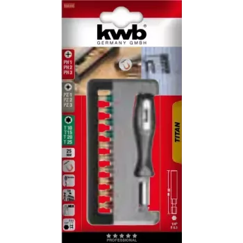 Bit Box KWB TITAN handy 154010 Blister Packaging