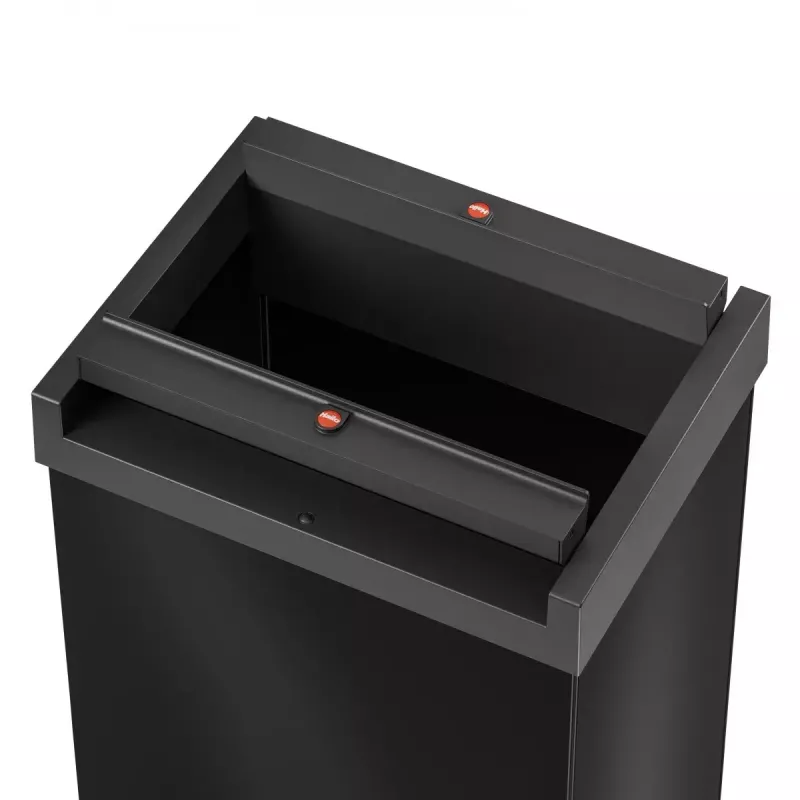 Ristkülikukujuline terasest prügikast Hailo Big-Box Swing L