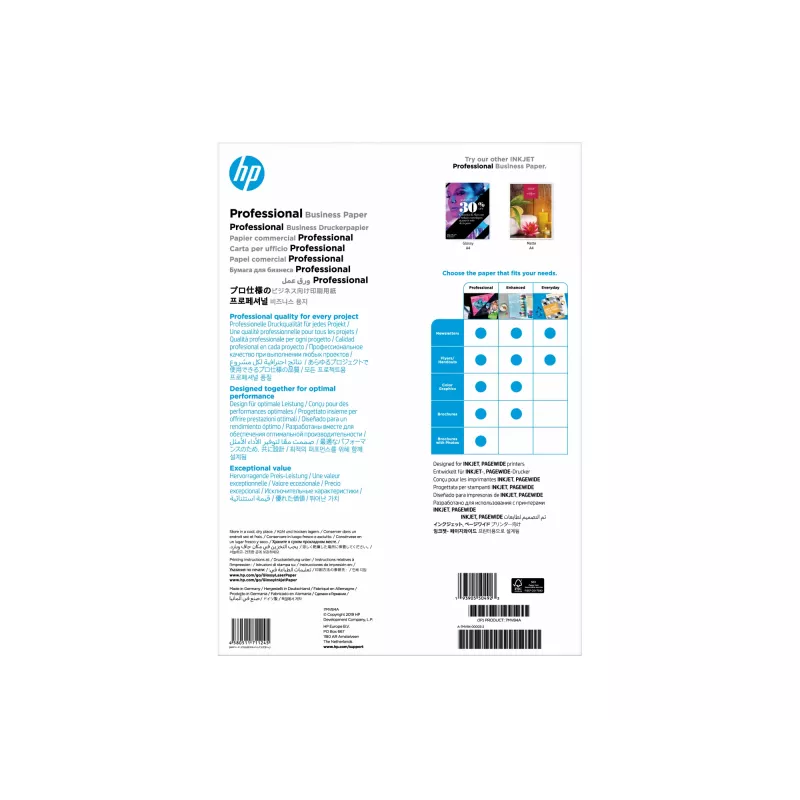 HP Professional Multi-use Glossy FSC paber A3, 180 g/m², 150 lehte