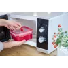 EMSA N10604 Square Box 1.3 L Red, Transparent 1 tk