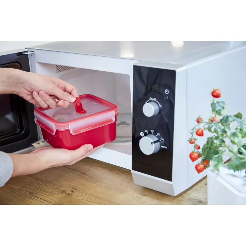EMSA N10604 Square Box 1.3 L Red, Transparent 1 tk