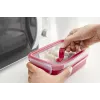 EMSA N10604 Square Box 1.3 L Red, Transparent 1 tk