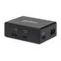 Manhattan Smart Video Multifunktsionaalne Dokk, Pordid (x5): HDMI-port, USB-A (x2), USB-C (x2), USB-C pordi toiteedastusega, sisseehitatud toiteplokk, ülikompaktne, eemaldatav toitekaabel, must, kolmeaastane garantii, jaemüügikarp