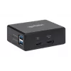 Manhattan Smart Video Multifunktsionaalne Dokk, Pordid (x5): HDMI-port, USB-A (x2), USB-C (x2), USB-C pordi toiteedastusega, sisseehitatud toiteplokk, ülikompaktne, eemaldatav toitekaabel, must, kolmeaastane garantii, jaemüügikarp
