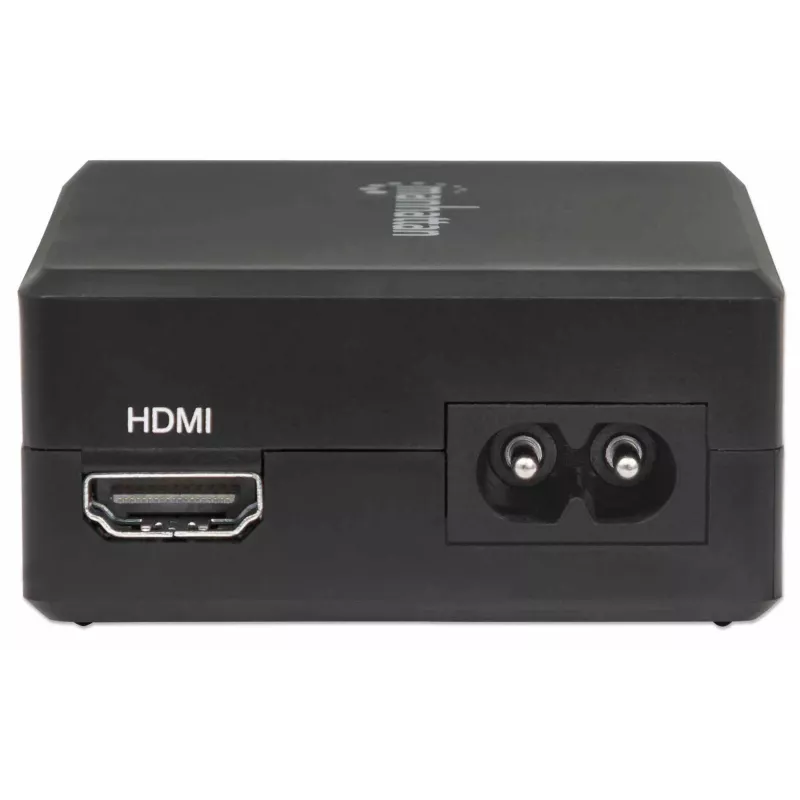 Manhattan Smart Video Multifunktsionaalne Dokk, Pordid (x5): HDMI-port, USB-A (x2), USB-C (x2), USB-C pordi toiteedastusega, sisseehitatud toiteplokk, ülikompaktne, eemaldatav toitekaabel, must, kolmeaastane garantii, jaemüügikarp