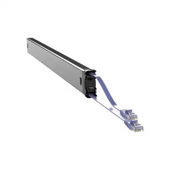 PATCHBOX C60STPXC6XX31V kaabelkorraldaja Rack Kaablirenn Must, Sinine, Hõbedane 1 tk