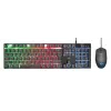 Trust GXT 838 Azor klaviatuur koos hiirega mängimise USB saksa must