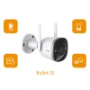 Imou Bullet 2S, IP turvakaamera, Siseruumidesse, Juhtmega ja juhtmevaba, Välisantenn, CE, FCC, Lakke/seinale paigaldatav