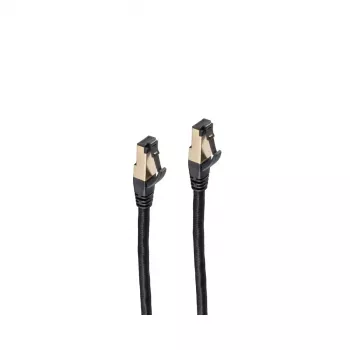 Võrgukaabel ShiverPeaks BS20-60065 Must 7.5m Cat6a S/FTP