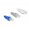 DeLOCK tõmbetõkesti RJ45 pistikule lõigatav komplekt 50 tk värviline