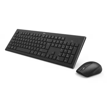 Hama Cortino klaviatuur hiirega Kodu/Kontor RF Juhtmevaba QWERTY ukraina Must