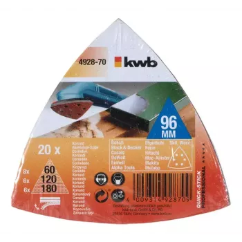 Lihvketaste komplekt KWB 492870 20 tk
