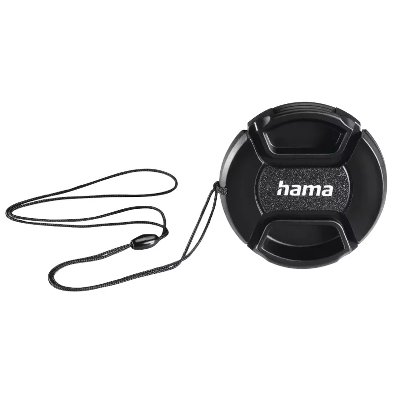 Objektiivikork Hama Smart-Snap 4,3 cm must digikaamerale
