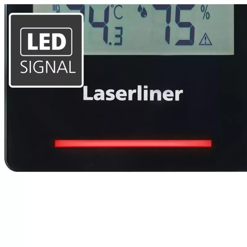 Elektrooniline hügromeeter Laserliner AirCheck Clima Must Digitaalne 1 tk