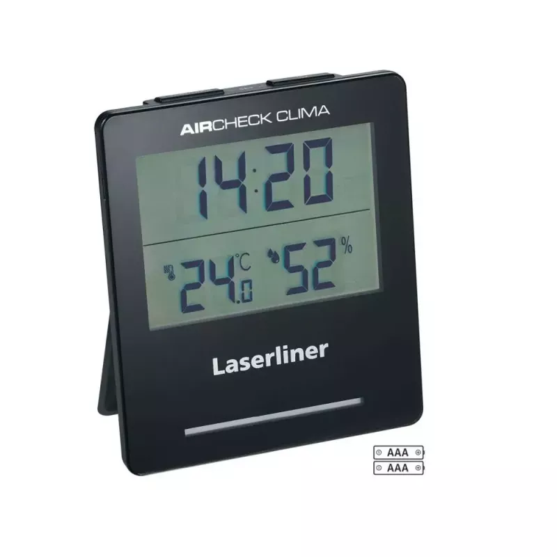 Elektrooniline hügromeeter Laserliner AirCheck Clima Must Digitaalne 1 tk