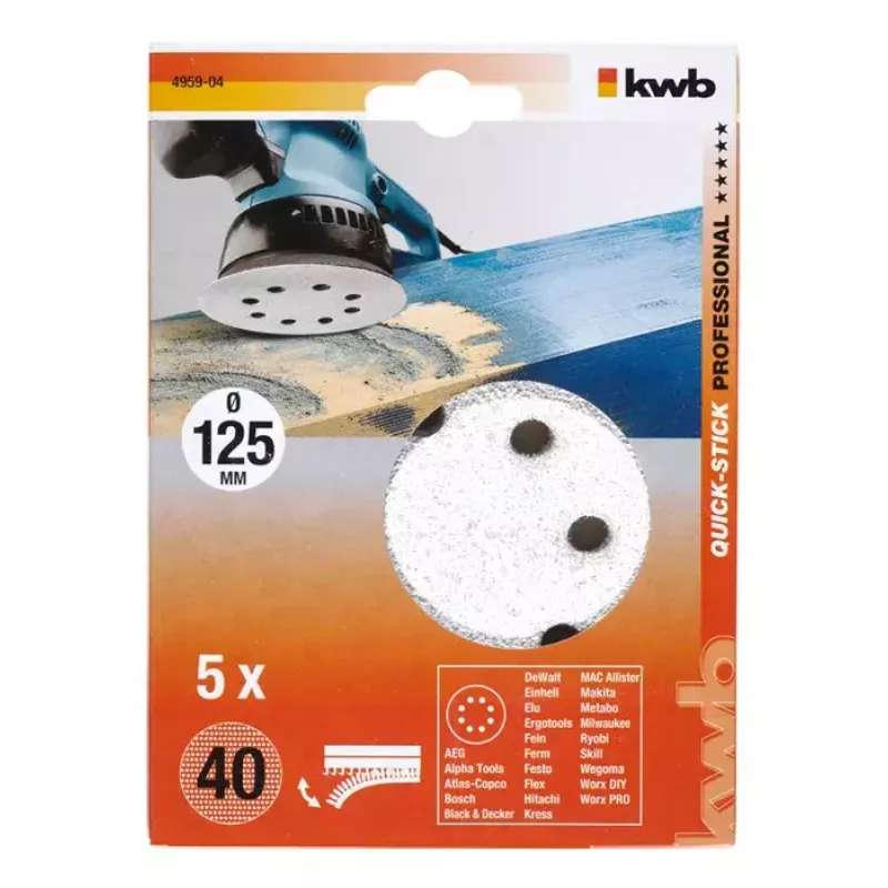 Lihvimisketas KWB 495904 5 tk