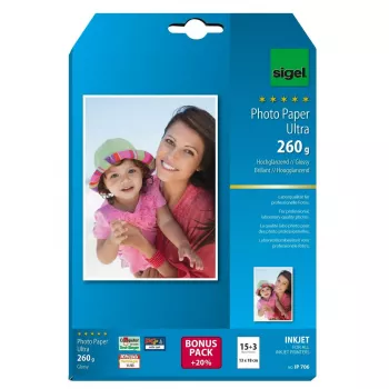 Läikiv fotopaber Sigel InkJet Ultra IP706