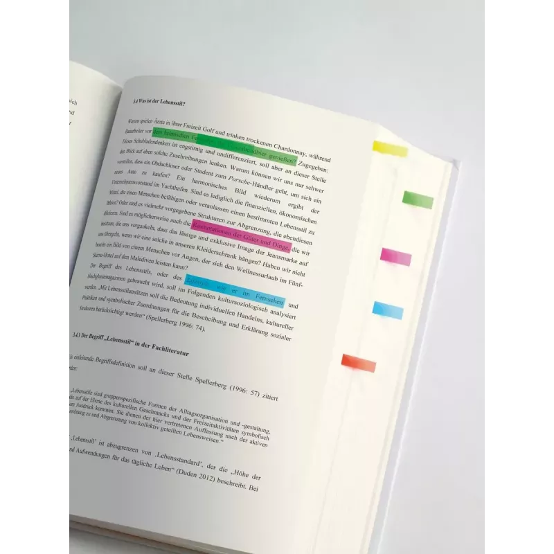 Järjehoidja Sigel HN616 Paindlik Sinine Roheline Oranž Kollane 280 tk