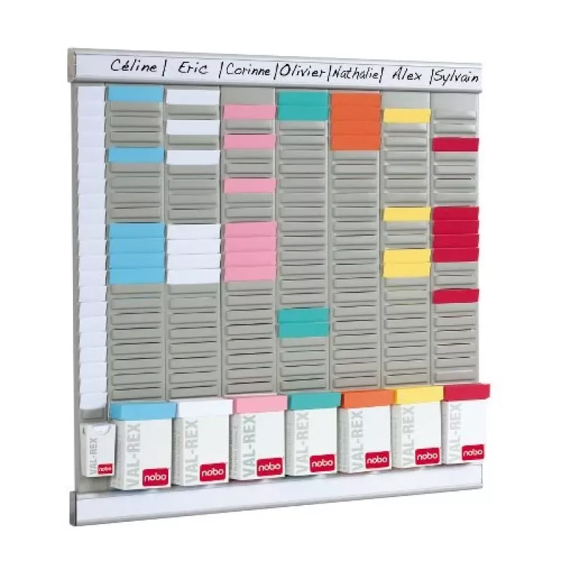Nobo T-Card kontoriplaneerimiskomplekt 24 pesaga, valge, 480 mm, 480 mm, 1,97 kg, 497 mm, 37 mm