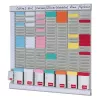 Nobo T-Card kontoriplaneerimiskomplekt 24 pesaga, valge, 480 mm, 480 mm, 1,97 kg, 497 mm, 37 mm