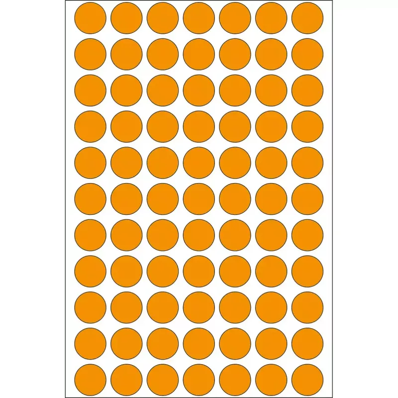 Mitmeotstarbelised sildid HERMA 1848 tk helendavad oranžid