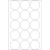 Mitmeotstarbelised sildid HERMA 480 tk Ø 32 mm ümmargused valged paberist