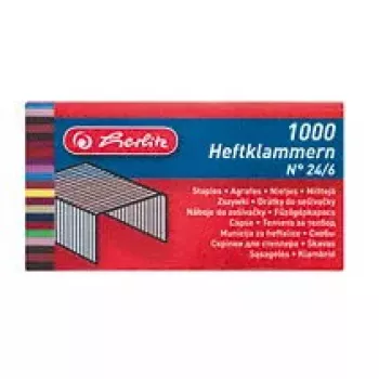 Klambrid Herlitz 8760514 1000 klambrit 24/6 metallist