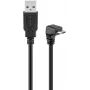 USB 2.0 Hi-Speed kaabel Goobay 95343 90° must 1.8m