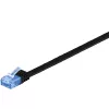 Lame patch-kaabel Goobay CAT 6A U/UTP Must 5m
