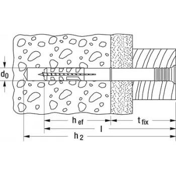 Hammer Fixing Fischer Hammerfix N 5 x 40/15 S