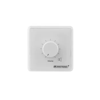 Pöörlev helitugevuse regulaator Omnitronic 80711004 30 W Seinale paigaldatav Valge