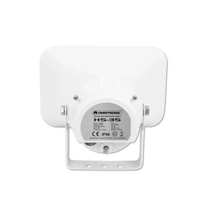 Kõlar Omnitronic 80710811 valge juhtmega 15 W