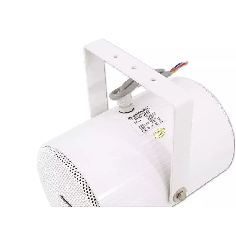 Omnitronic 80710370 valge juhtmega 10 W kõlar
