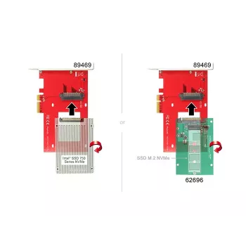 Sisemine U.2 adapter DeLOCK 89469