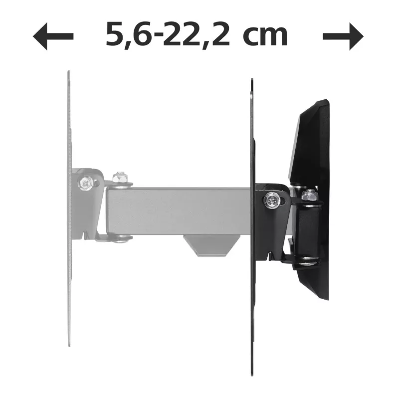 Hama 00118100 TV kinnitus/alus 121.9 cm (48 tolli) Must
