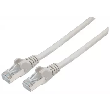 Intellinet võrk patch-kaabel, Cat7 kaabel/Cat6A Plugs, 0.5m, hall, Copper, S/FTP, LSOH / LSZH, PVC, RJ45, Gold Plated Contacts, Snagless, Booted, Lifetime Warranty