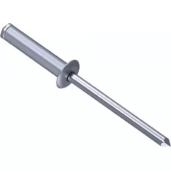 Pimerneet GESIPA 1433472 Alumiinium Teras Hall 6,5mm Pea 3mm Saba 12mm Pikkus
