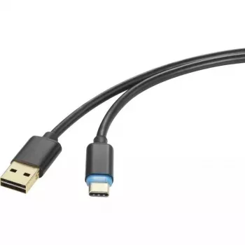 USB-kaabel Renkforce RF-4758090 1,5 m USB A USB C must
