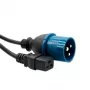 Toitekaabel ACT Powercord CEE1 - C19 must 2,5 m