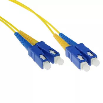 ACT 5 meetrit LSZH Singlemode 9/125 OS2 kiudoptiline patch-kaabel dupleks SC-pistikuga