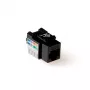 Keystone Jack ACT CAT6A Varjestamata Punch Down Must TD6016