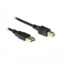 Ewent EC2402 USB-kaabel USB 2.0 1,8 m USB A USB B Must