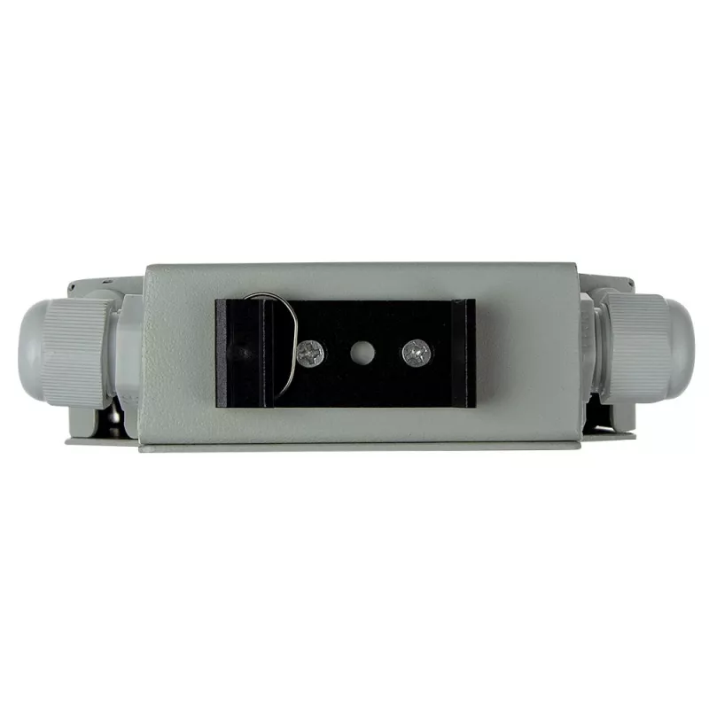 ACT DIN-rööpale paigaldatav kiudoptiline terminalkarp tühi, 12 porti, kiud, elevandiluu, 130 mm, 130 mm, 45,3 mm, Karp