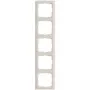 Legrand raam 5-kordne modulaarsete lülitite ja pistikupesade jaoks, mudel 776005, värvus mandelweiß